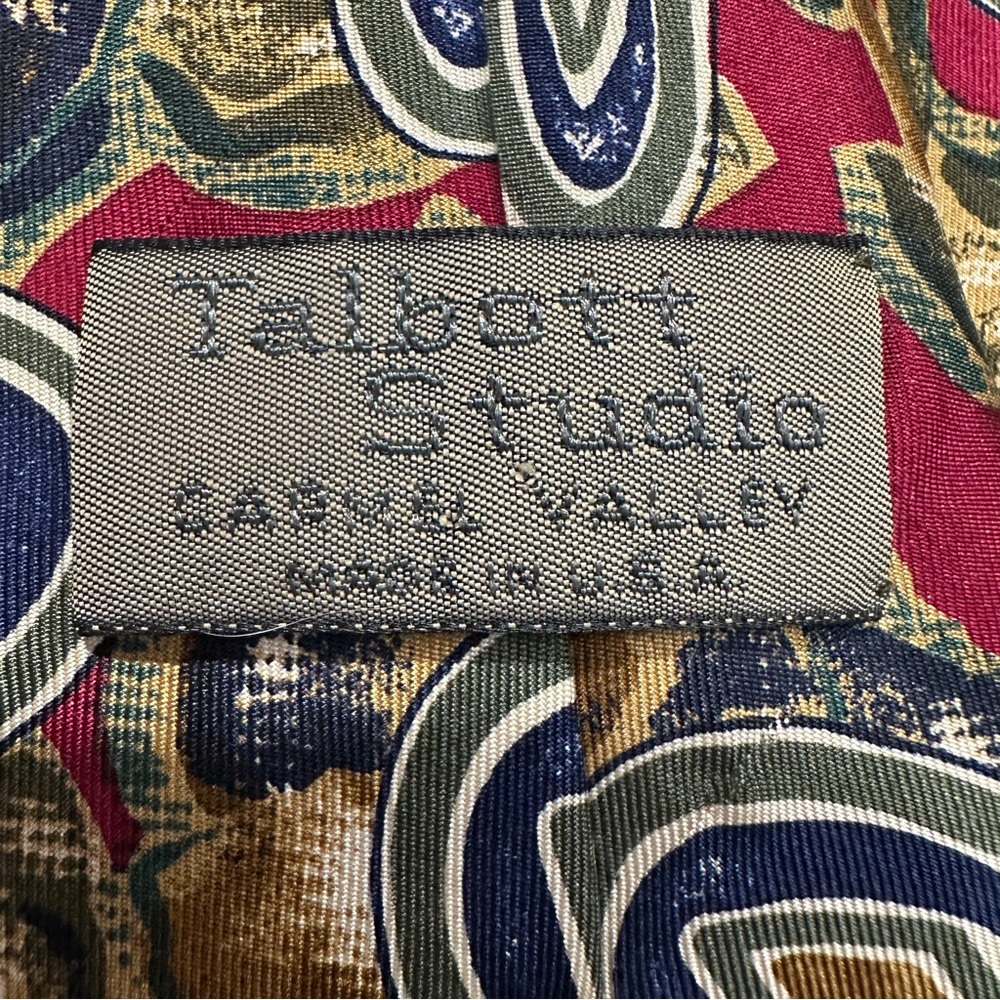 Vintage Talbott Studio/Robert Talbott 100% Silk N… - image 2